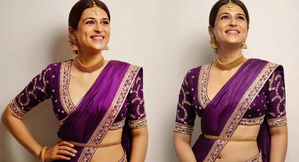 Shraddha Das saree pics viral on twitter