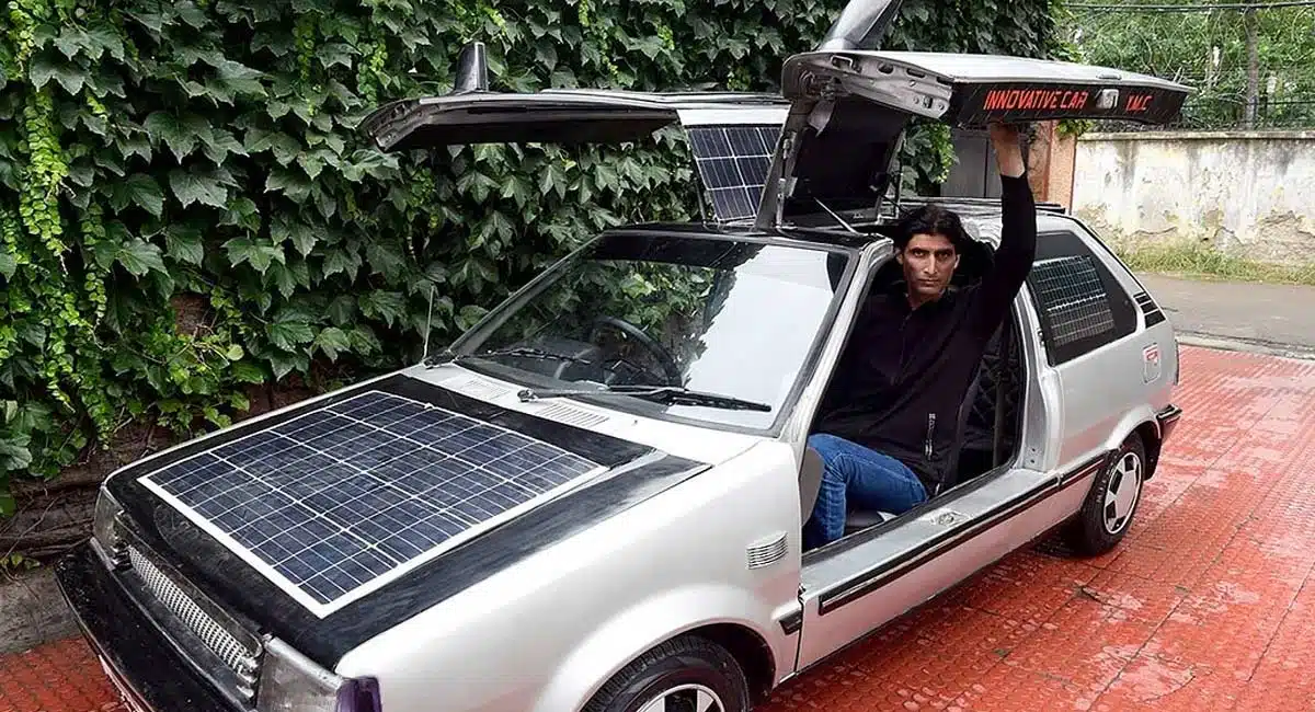 Solar car that runs without spending a penny even in rainy season