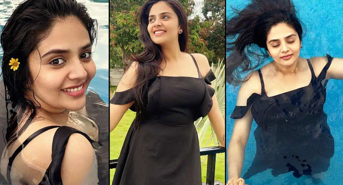 sreemukhi latest pics viral on instagram