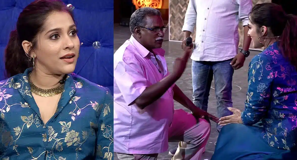 Jabardasth Comedian Bobby Father Proposes Rashmi Gautam In Sridevi Drama Company