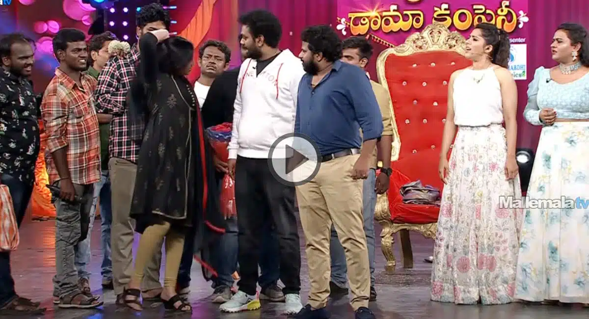 Hyper Aadi Cheated Women in Sridevi Drama Company