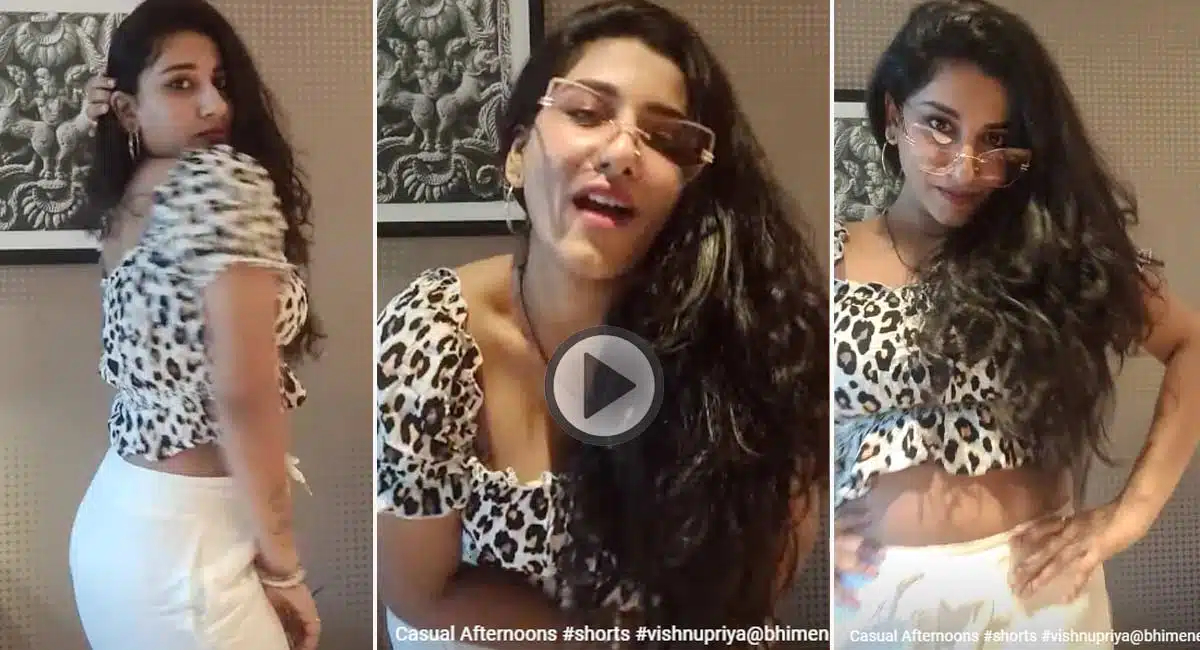 Vishnu Priya Latest Reel Video With WIngs