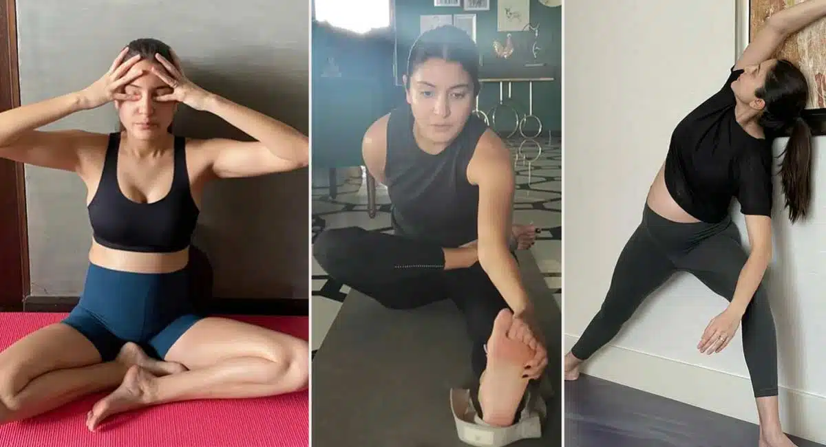 anushka sharma yoga asanas