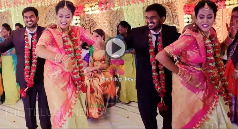 Viral Video : పెళ్లికొడుకు సిగ్గుప‌డుతున్నా.. పెళ్లి కూతురు అస్స‌లు ఆగ‌ట్లేదుగా.. డ్యాన్స్ వీడియో