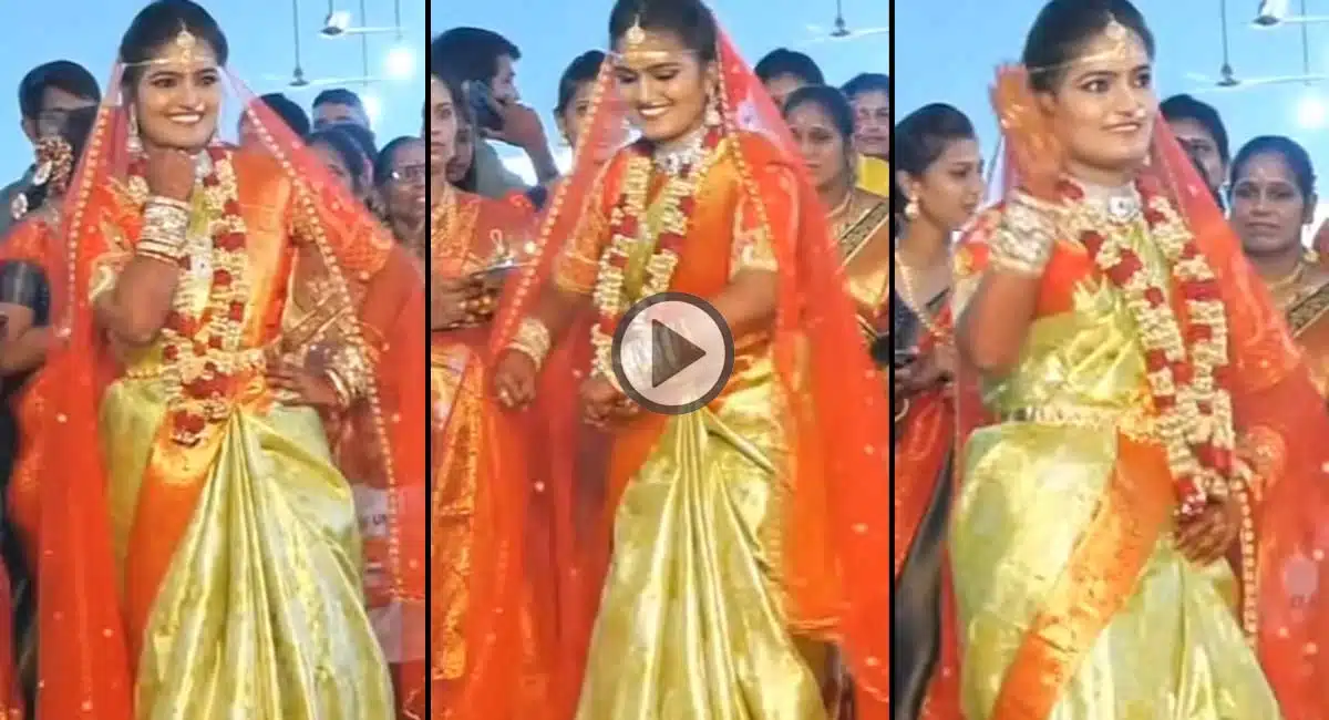 bride dancing to trending song video viral