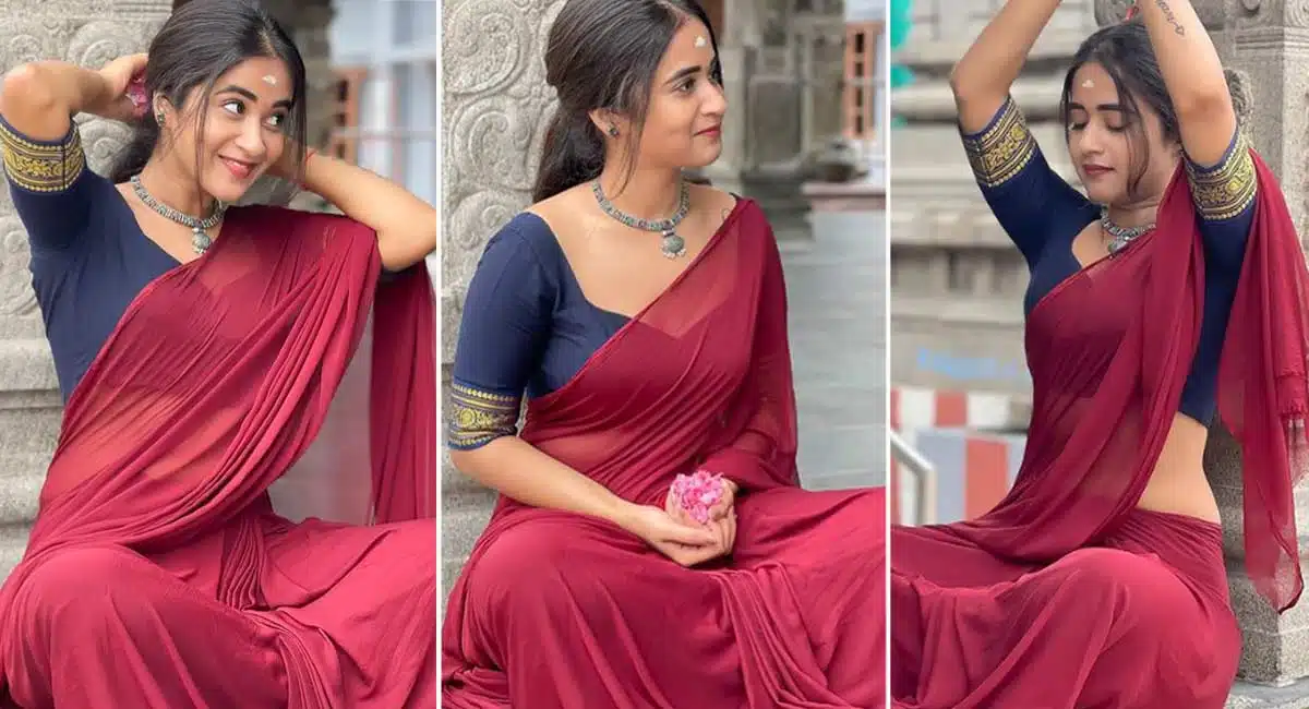 deepthi sunaina blasting pics viral