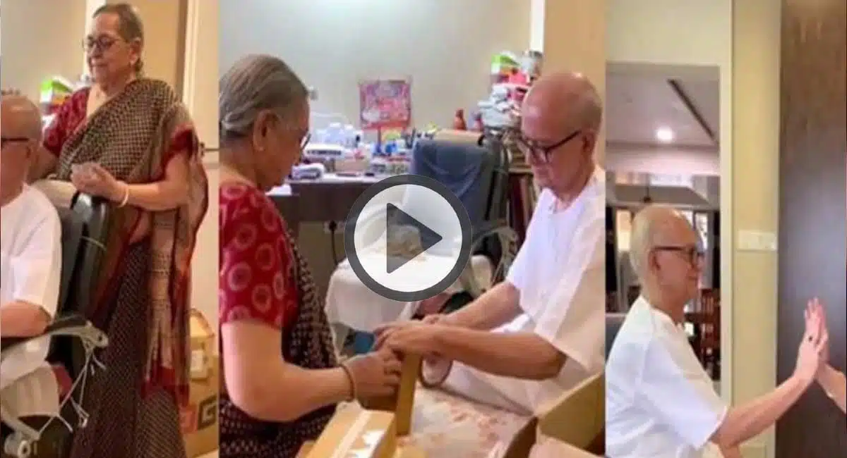 85 years old surat couple inspirational story