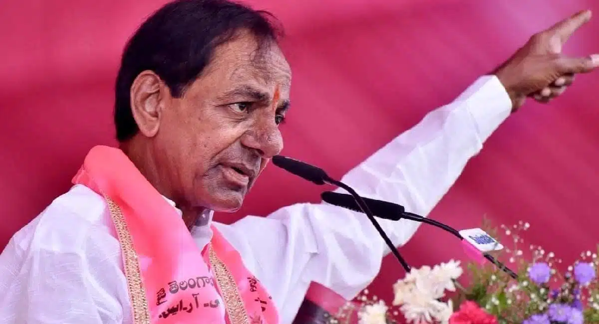 KCR Hands Up As Usual