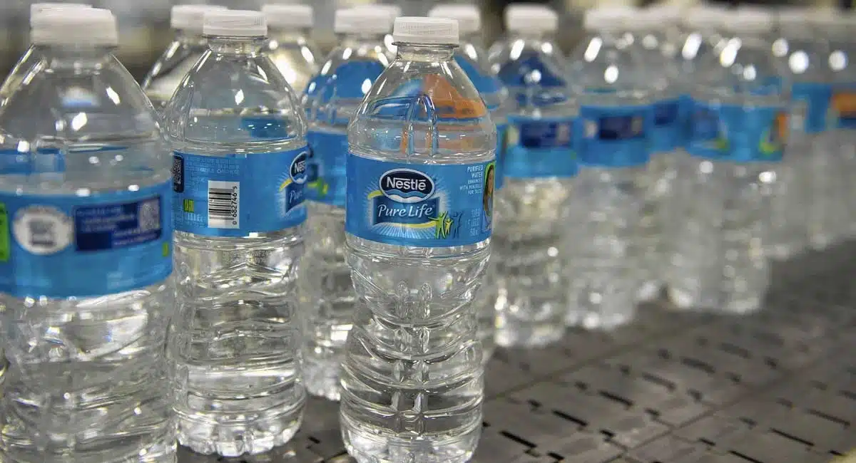 do you know why water bottles have lines