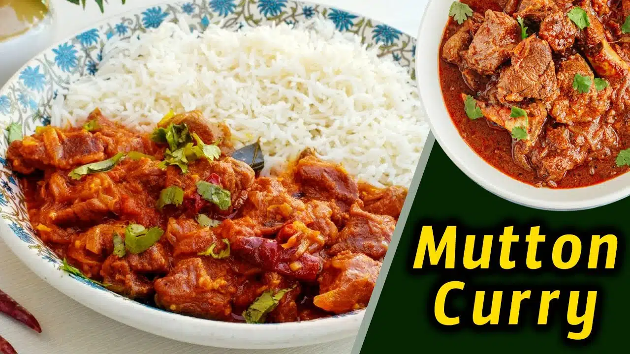 Spicy Mutton Curry in Telugu