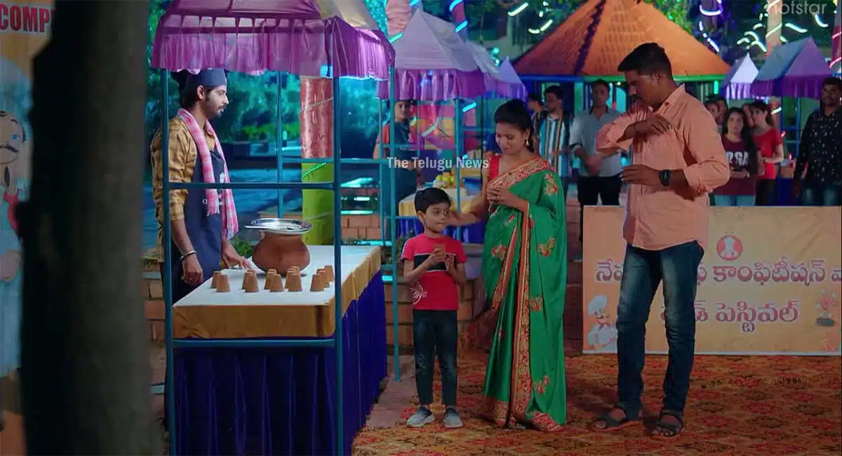 jnanamba sudden appearance at compitition shocked by ramachandra