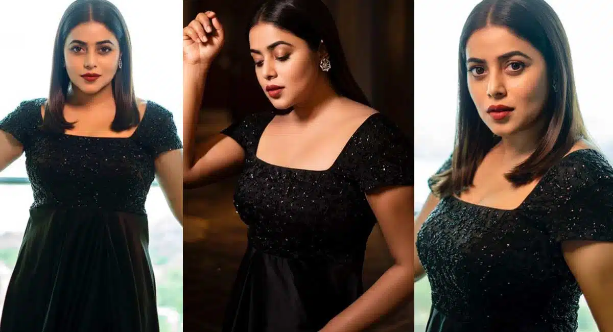 Poorna Black Dress pics viral