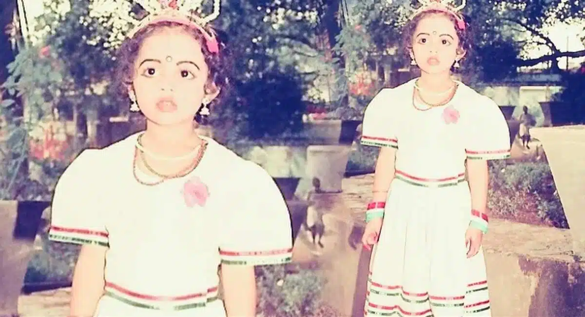 bhavana childhood photo goes viral in social media