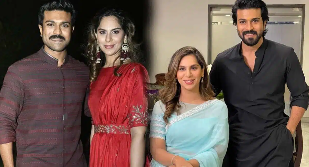 Ram Charan on trip to Spain with wife