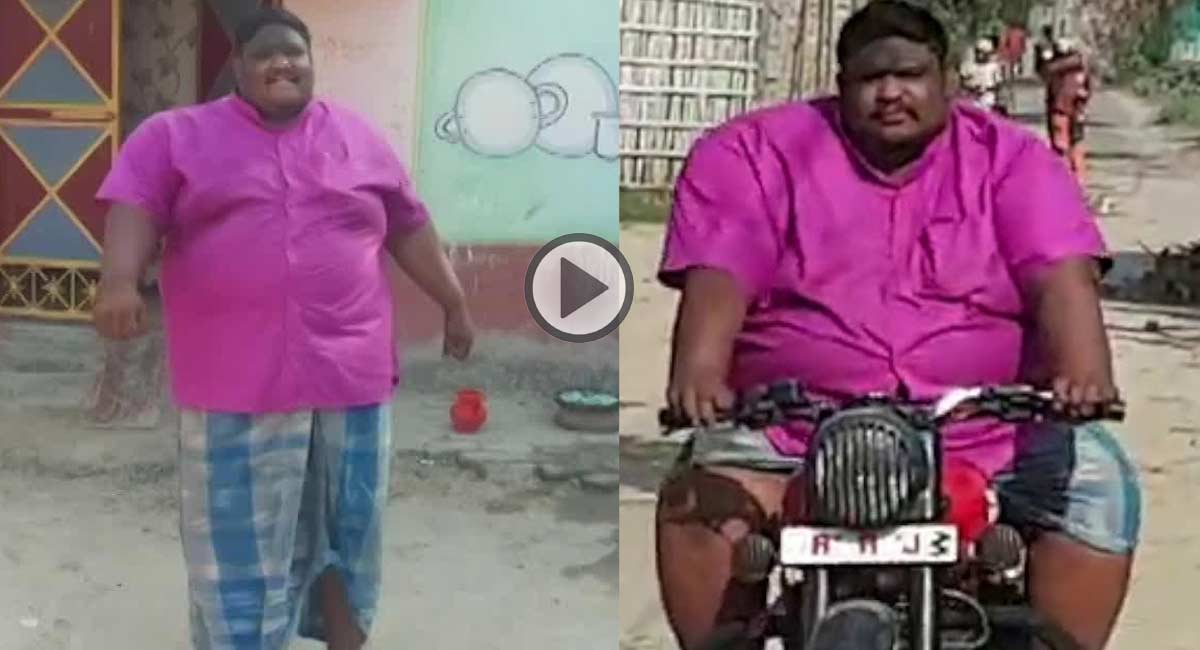 Viral Video : బాబోయ్ ఈయ‌న తిండి చూస్తే అంబానీ ఆస్తులు కూడా స‌రిపోవు.. వీడియో