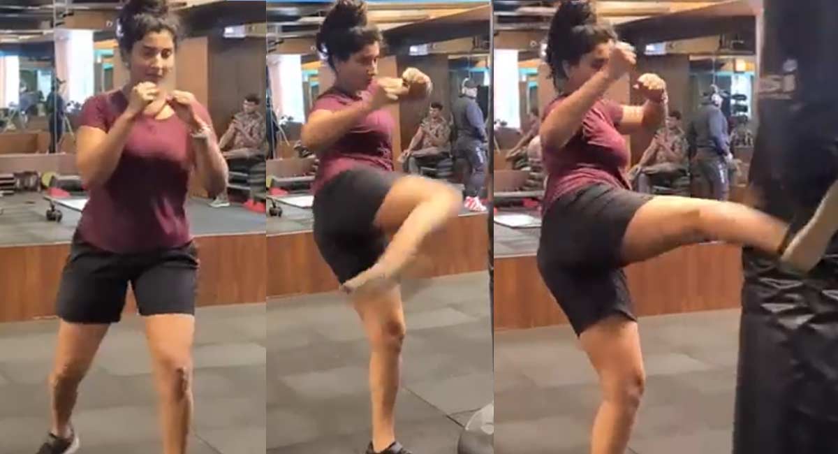 Vishnu Priya Cardio workout Goes Viral