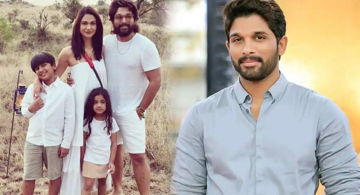 allu arjun family tour pic viral