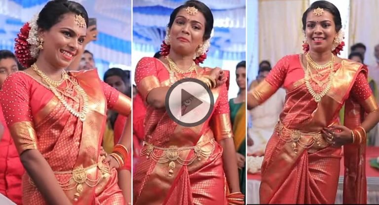 Viral Video : పెళ్లి కూతురు మండ‌పంలోకి ఎలా ఎంట్రీ ఇచ్చిందంటే.. చుట్టూ అమ్మాయిలు డ్యాన్స్ చేస్తూ..