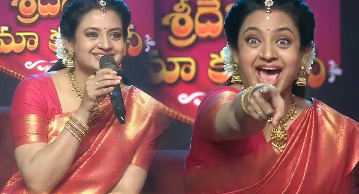 Indraja Came Back To Sridevi Drama Company SHow