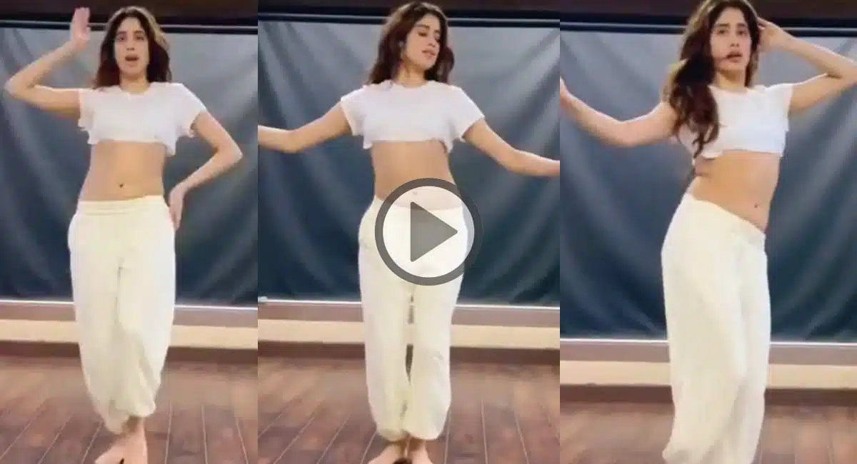 janhvi kapoor dance video on instagram