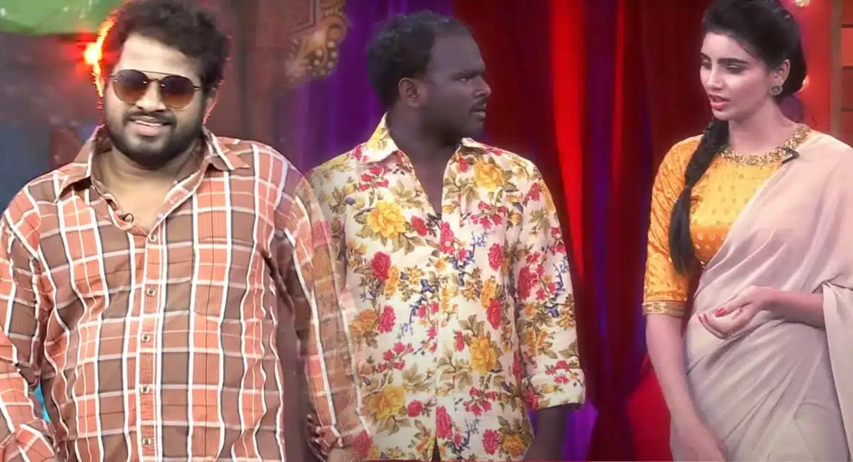 Hyper Aadi Satires on varsha And Emmanuel in Pushpa Spoof