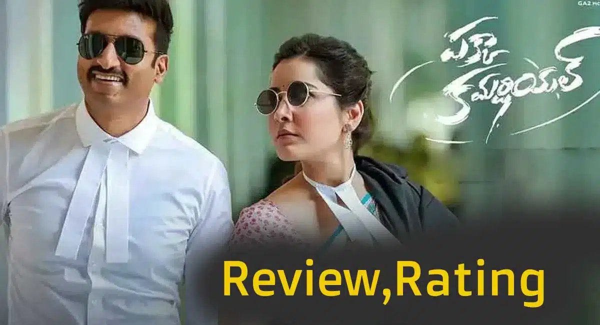 Pakka Commercial Movie Review and rating in telugu