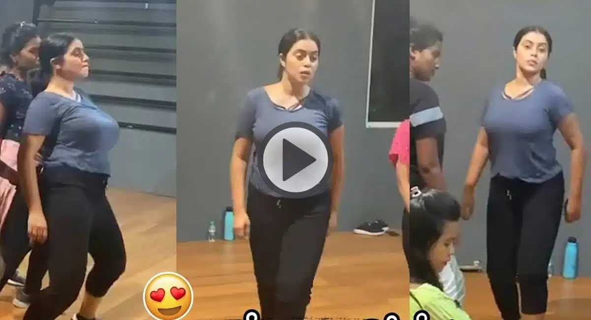 Poorna Dance Practice Video on youtube