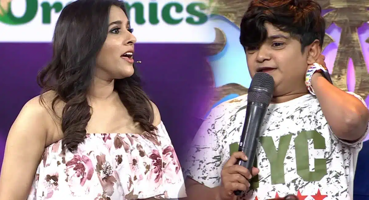 Anchor Rashmi Fires Jabardasth Naresh In Sridevi Drama Company
