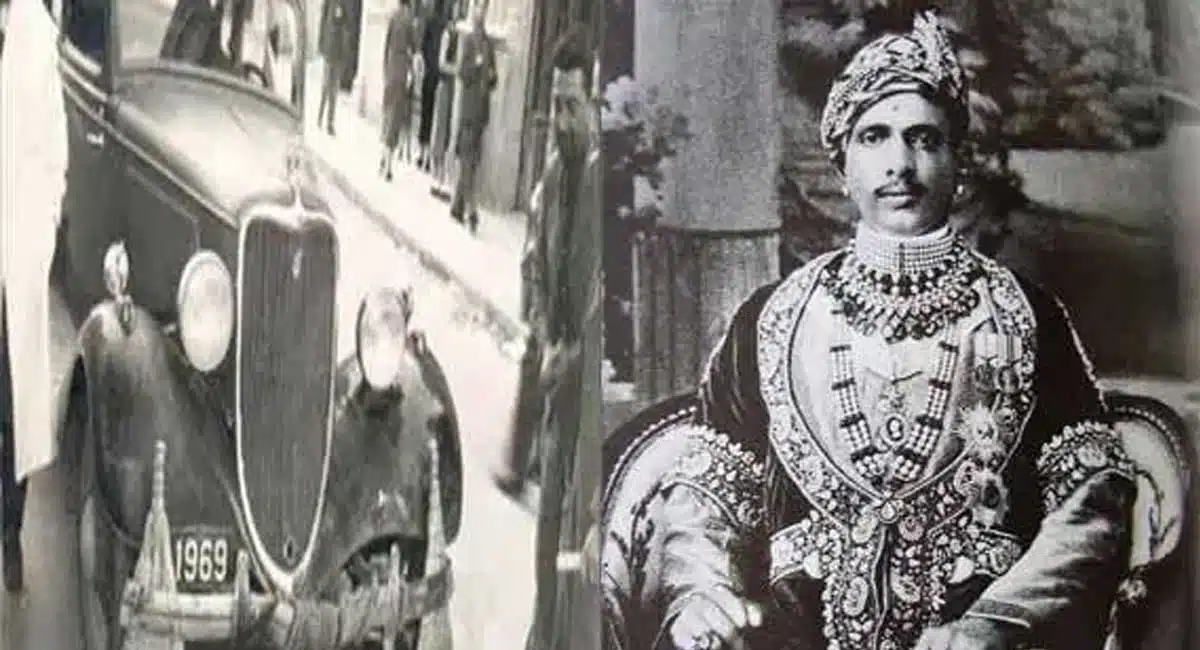 The Indian king who swept the roads with Rolls Royce cars..