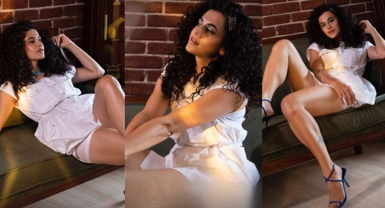 Taapsee : ఏంజెల్‌లా మెరిసిన తాప్సీ.. ఆ యాంగిల్స్ ఏంద‌మ్మ‌డు..!