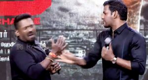 Hero Vishal Slap Robo Shankar video on youtube