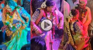 bride mass dance in barat video on Youtube