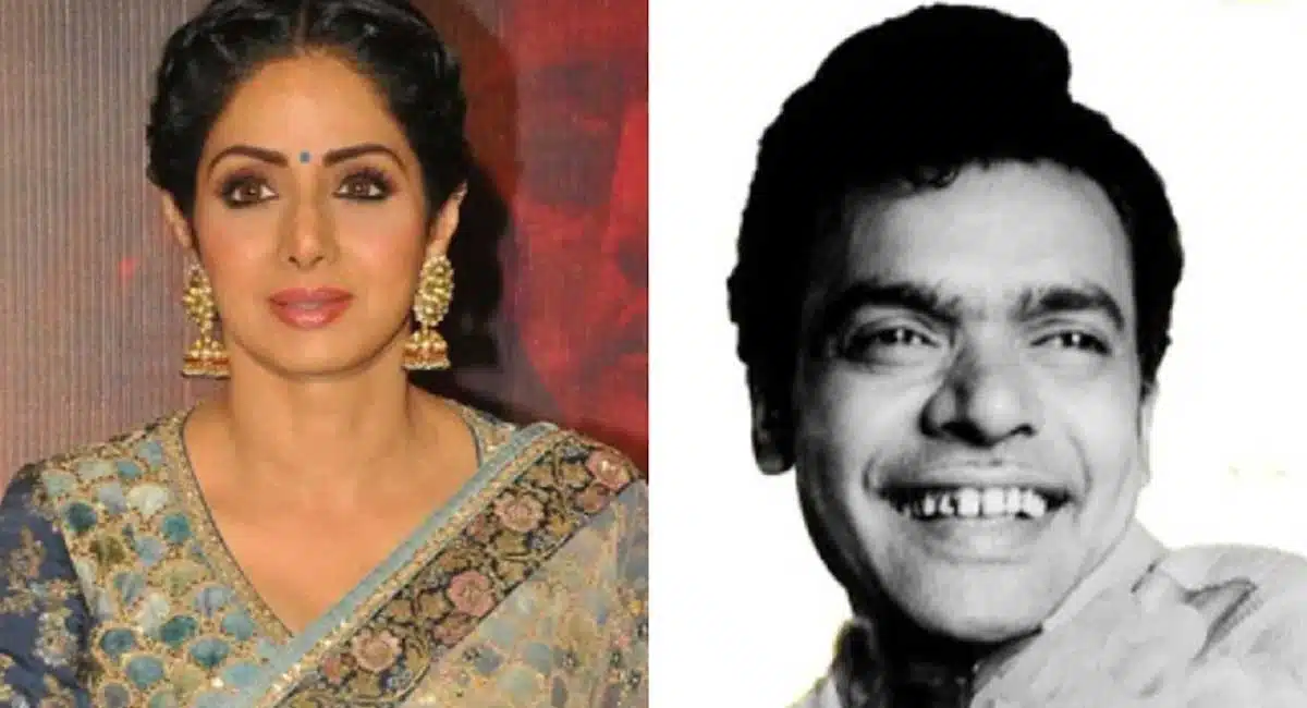 Relationship between Sridevi and comedian Rajababu..