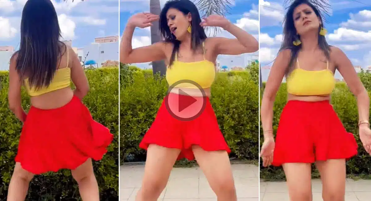 young woman dancing video viral on Social Media