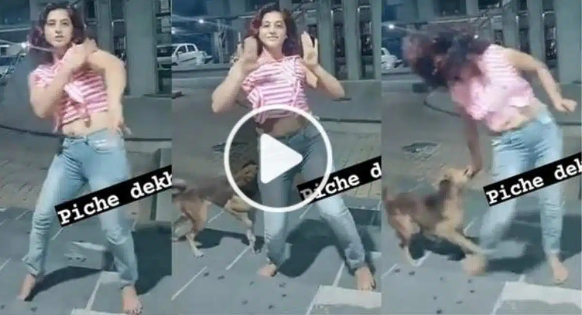 If the young woman is dancing on road video