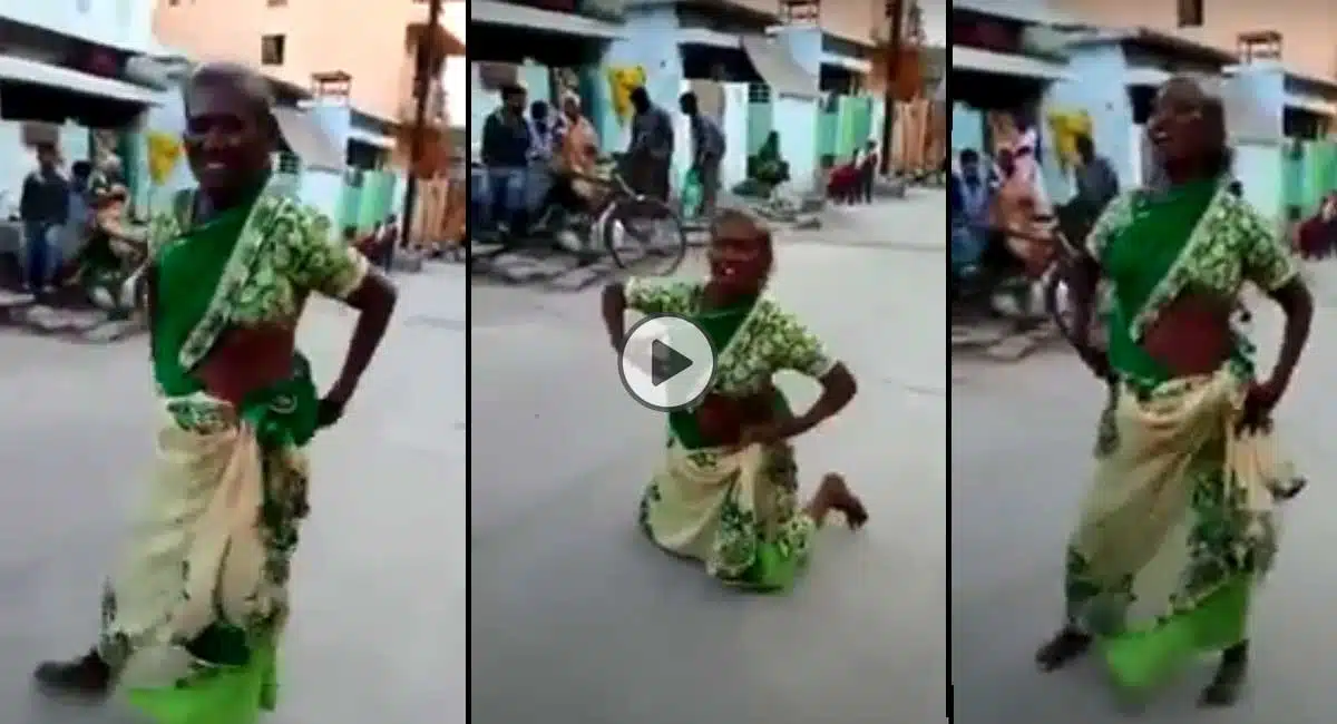 Viral Video Megastar song performance by a old lady