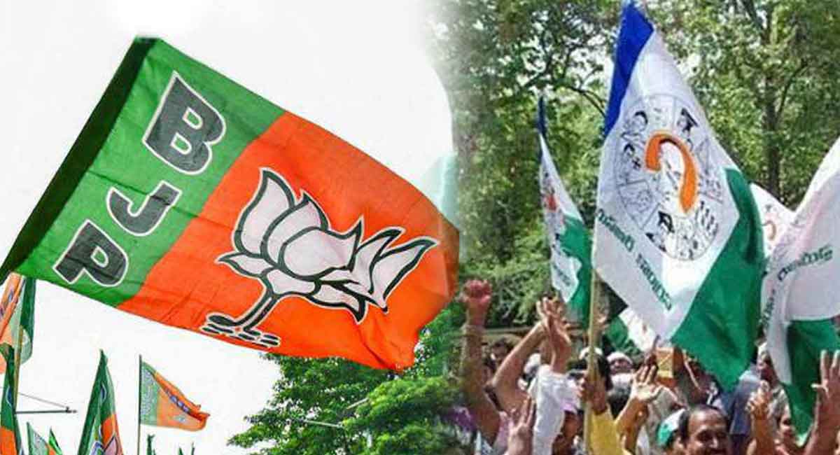 YCP – BJP : అమరావతిపై బీజేపీ మొసలి కన్నీళ్ళు.! వైసీపీపై విమర్శలేల.?