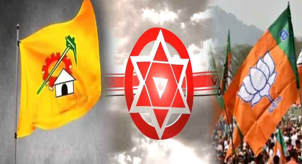 AP Politics : బీజేపీ, టీడీపీ మరియు జనసేన.! సీట్ల పంపకాలు ఎలా.?