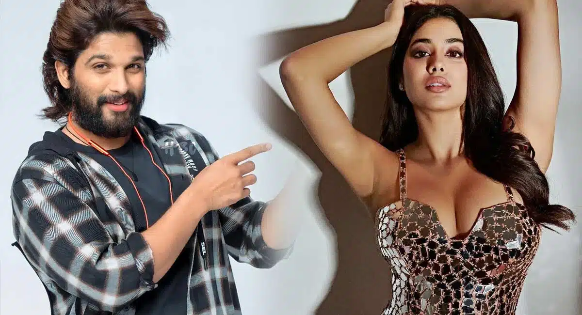Janhvi Kapoor praise on Allu Arjun