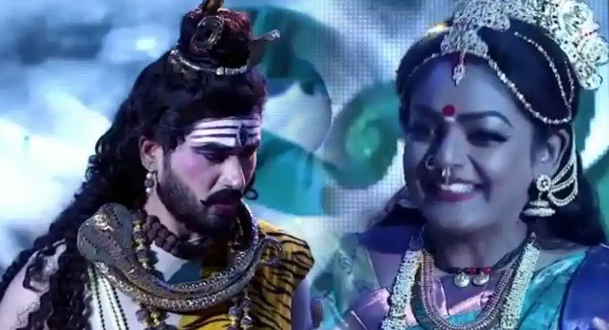 Nirupam As Shiva And Premi Viswanath As Parvathi In Star Maa Vinayaka Chavithi Event