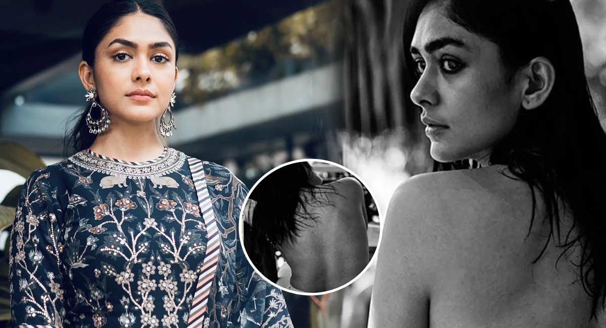 Mrunal Thakur : న్యూడ్ ఫొటోల‌ను వ‌దిలిన మృణాల్ ఠాకూర్.. ర‌చ్చ మామూలుగా లేదే..!