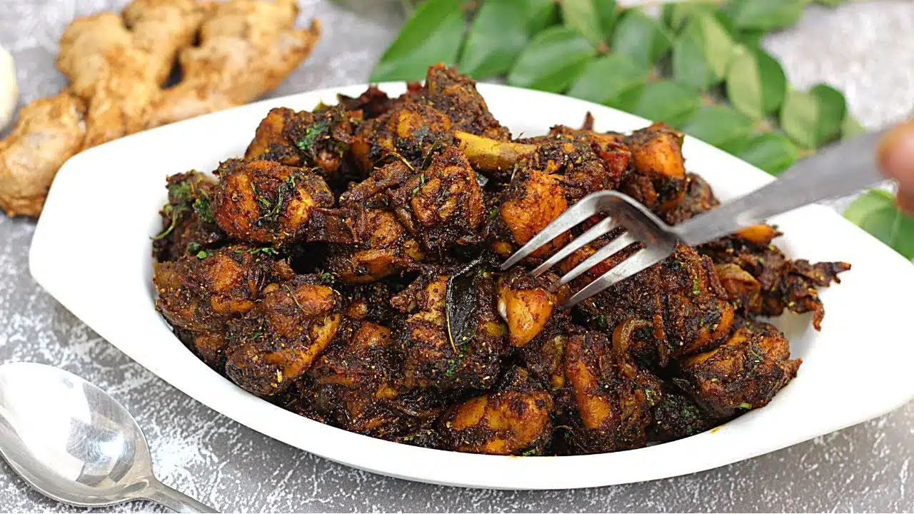 Chicken Vepudu Recipe video on youtube