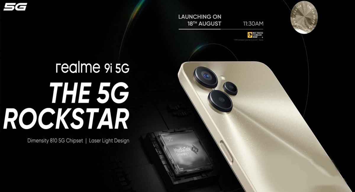 Realme 9i 5G : అతి తక్కువ ధరలో 5జీ స్మార్ట్ ఫోన్…15 వేలలో రియల్ మీ 9 ఐఫోన్