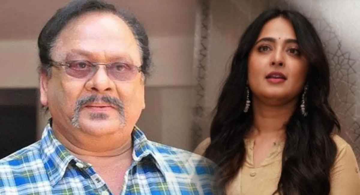 Anushka Shetty : కృష్ణంరాజుతో ఆసుప‌త్రిలో అనుష్క .. మ‌రోసారి వార్త‌ల‌లోకి ప్ర‌భాస్- అనుష్క పెళ్లి