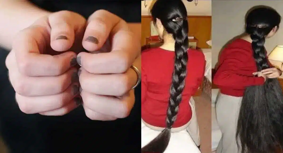 Hair Tips Do you know Rubbing fingernails to grow hair