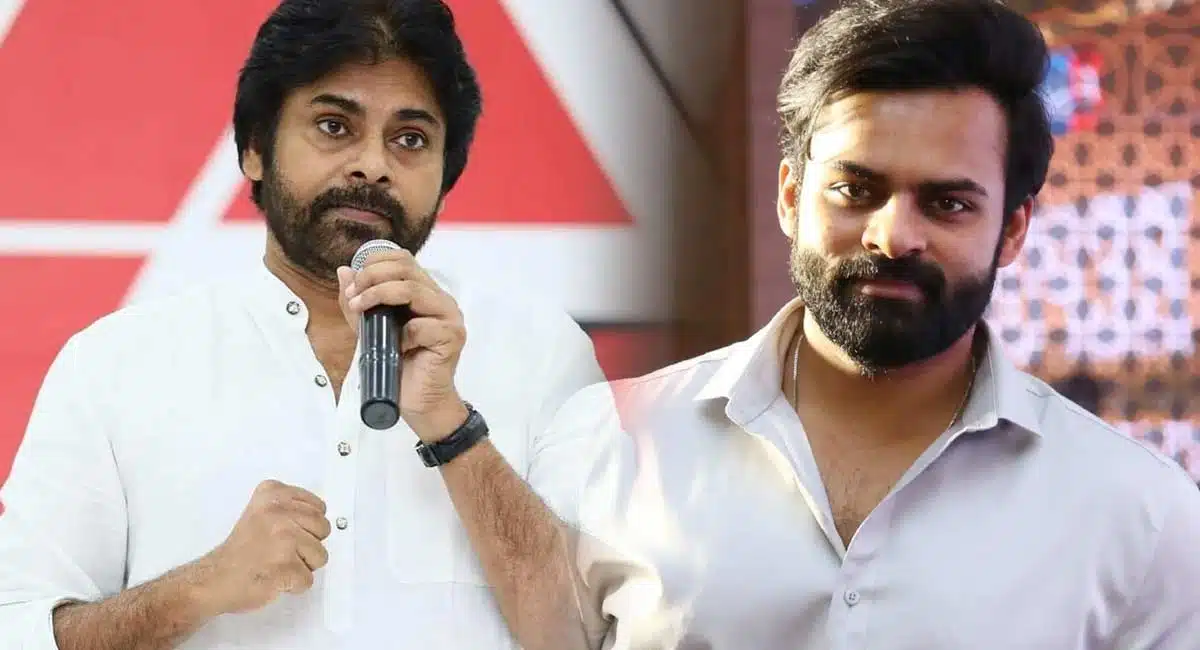 pawan kalyan fan moment of sai dharam tej