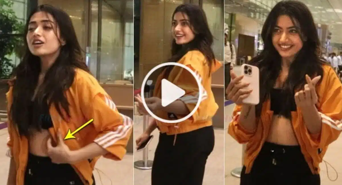 Rashmika Mandanna troubles at the air port unfortunately she could not hide her beauty