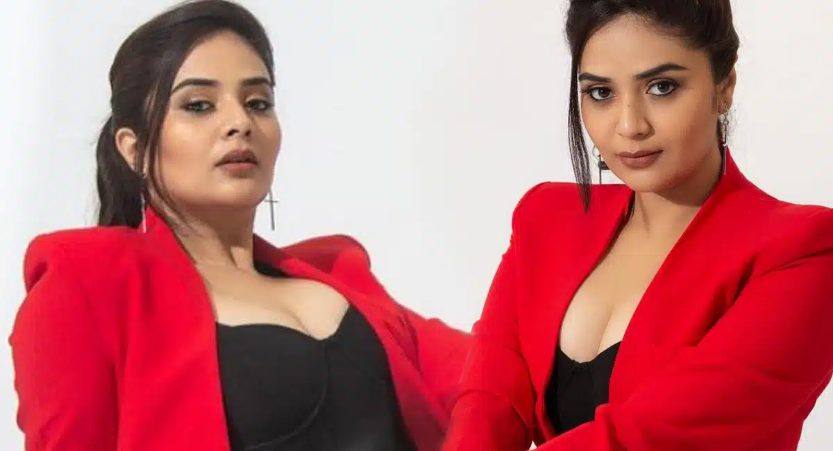 Sreemukhi photoshoot for Aha Dance Icon