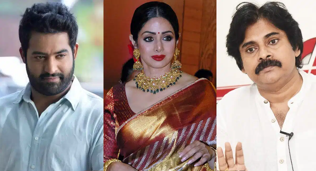 Common Thing In Sridevi and Jr NTR and Pawan Kalyan