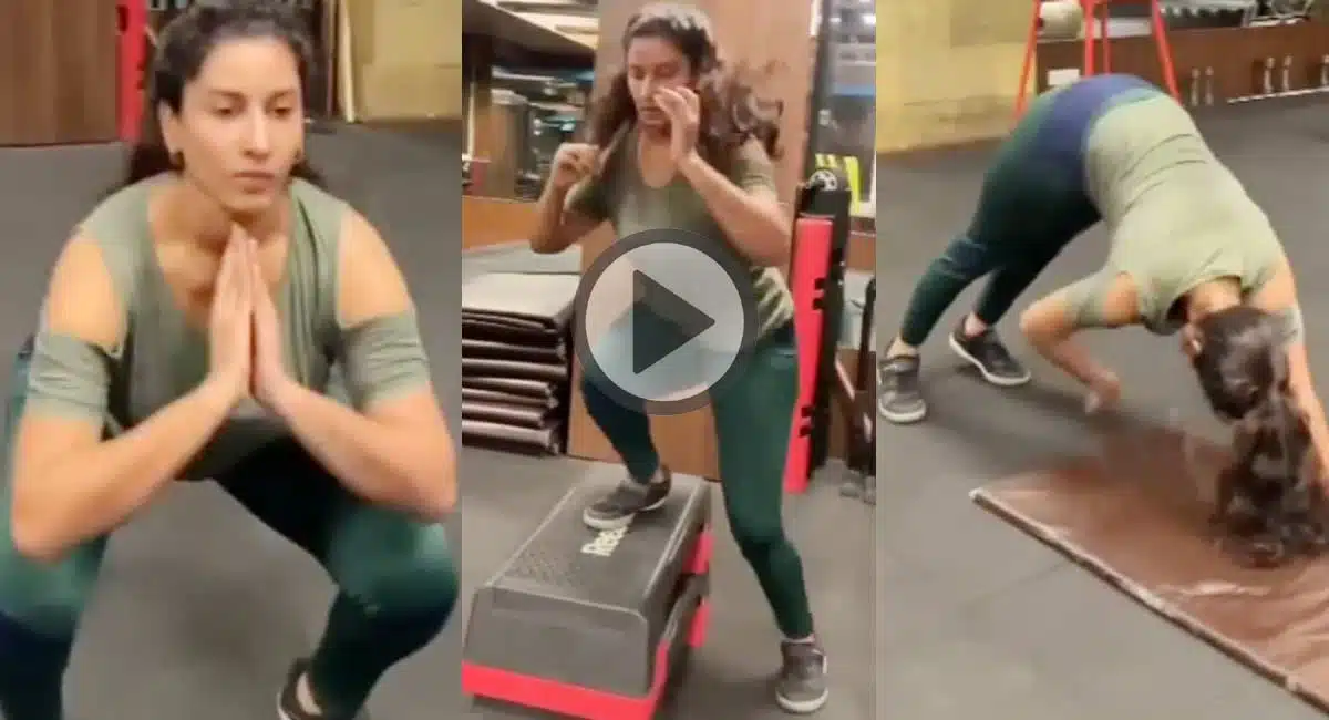 vishnu priya workout video viral